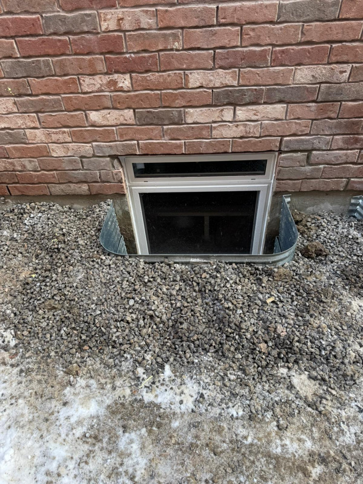 egress with fixed glass on top sv constructions and services inc
