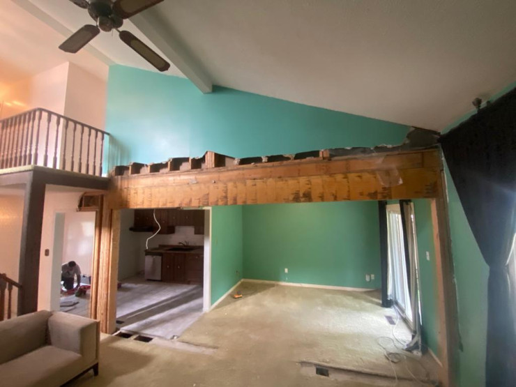 beam installations and removal of load bearing walls by experts at sv constructions and services inc 3